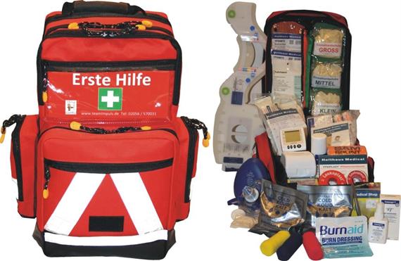 Erste Hilfe Notfallrucksack für Sportvereine & Freizeit - Team